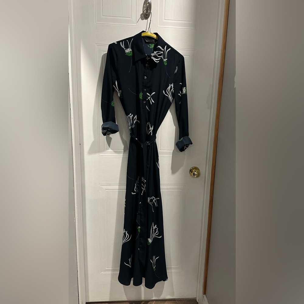 Floral Long Sleeve Dress (maxi) from Anonyme